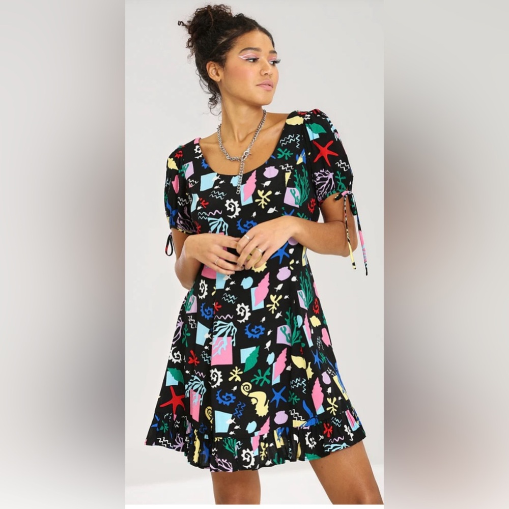 Hell Bunny Viscose Mini Dress SZ XS